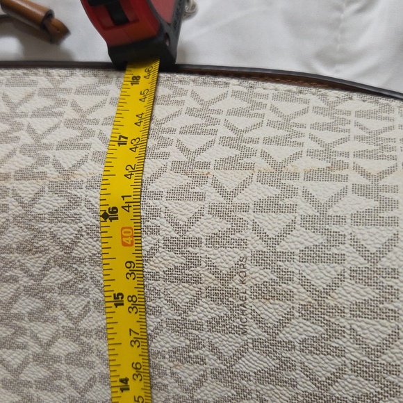 Michael Kors Tan and Brown Signature Tote - Picture 6 of 7